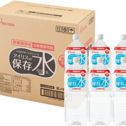 【6本セット】【防災食　備蓄】　アイリスの保存水　2L　アイリスオーヤマ